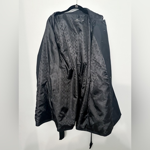 Coach Women’s Trench Coat - Black - Size XL - Excellent condition. - Picture 9 of 10